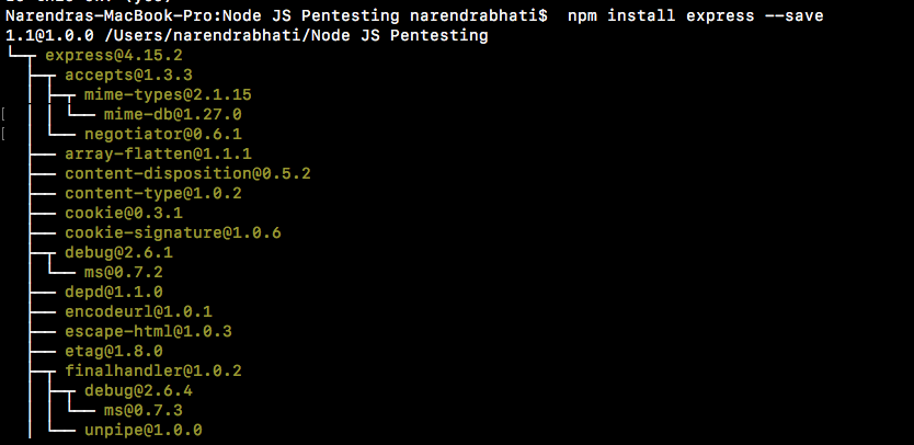 Pentesting Node.js Application : Nodejs Application Security